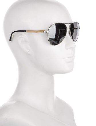 Chanel Interlocking CC Logo Aviator Sunglasses