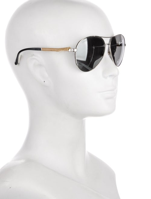Chanel Interlocking CC Logo Aviator Sunglasses
