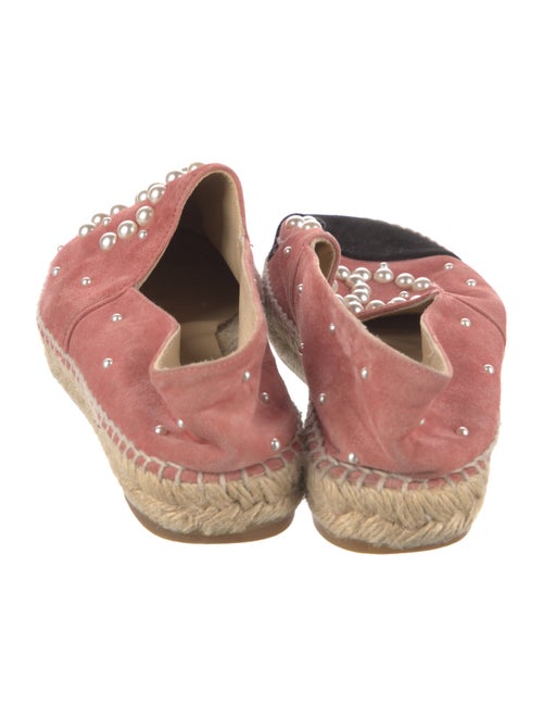 Chanel Interlocking CC Logo Suede Espadrilles