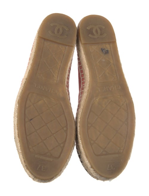 Chanel Interlocking CC Logo Suede Espadrilles