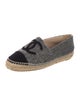 Chanel Interlocking CC Logo Wool Espadrilles
