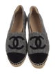 Chanel Interlocking CC Logo Wool Espadrilles