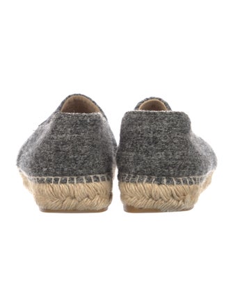 Chanel Interlocking CC Logo Wool Espadrilles