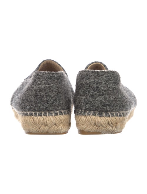 Chanel Interlocking CC Logo Wool Espadrilles