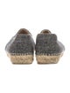 Chanel Interlocking CC Logo Wool Espadrilles