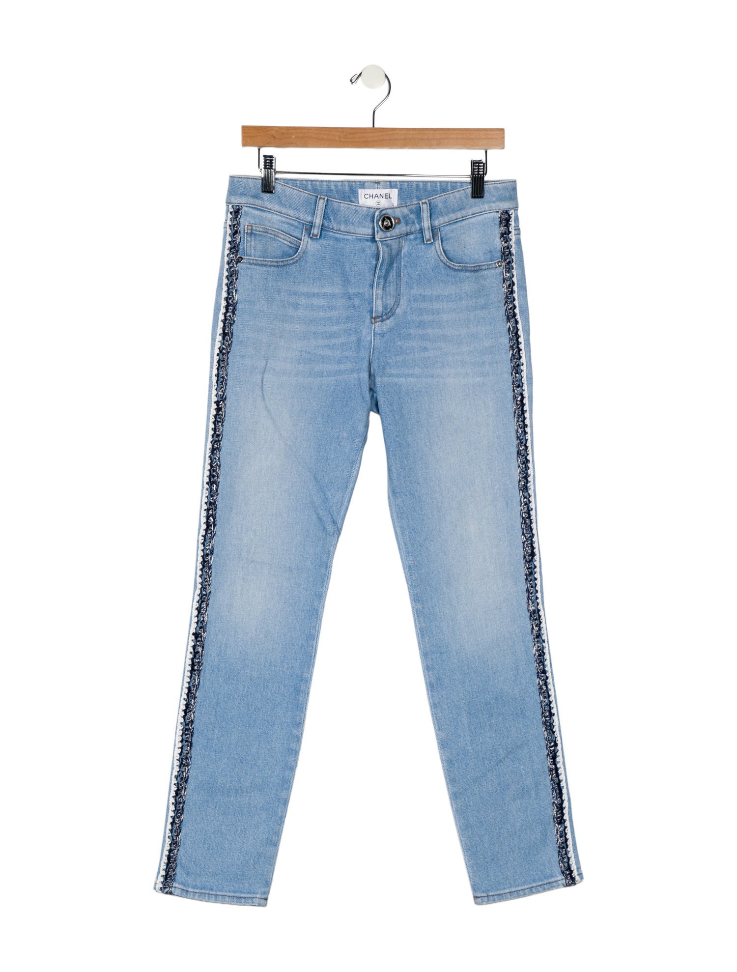 Chanel 2018 Straight Leg Jeans