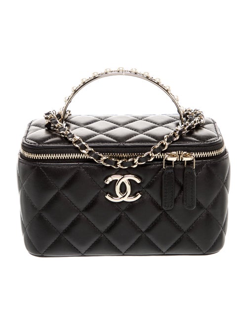 Chanel Pearl Top Handle Vanity Case