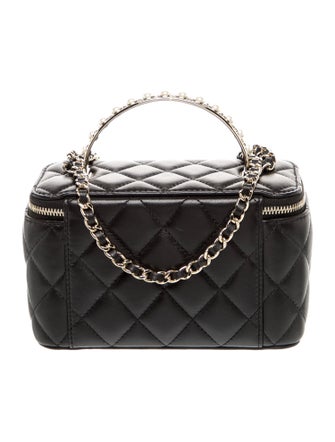 Chanel Pearl Top Handle Vanity Case