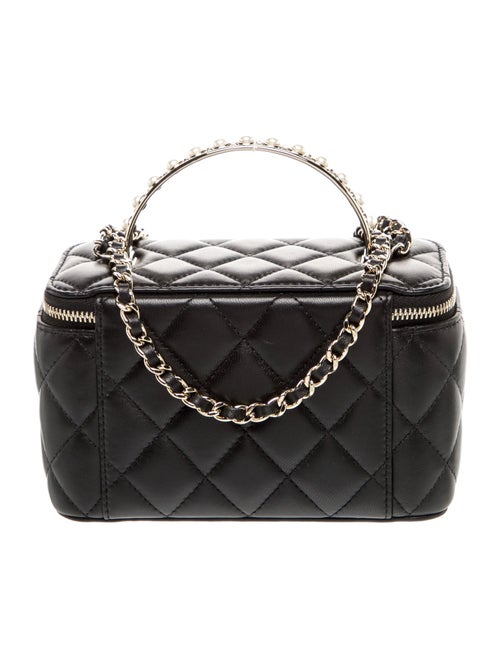 Chanel Pearl Top Handle Vanity Case