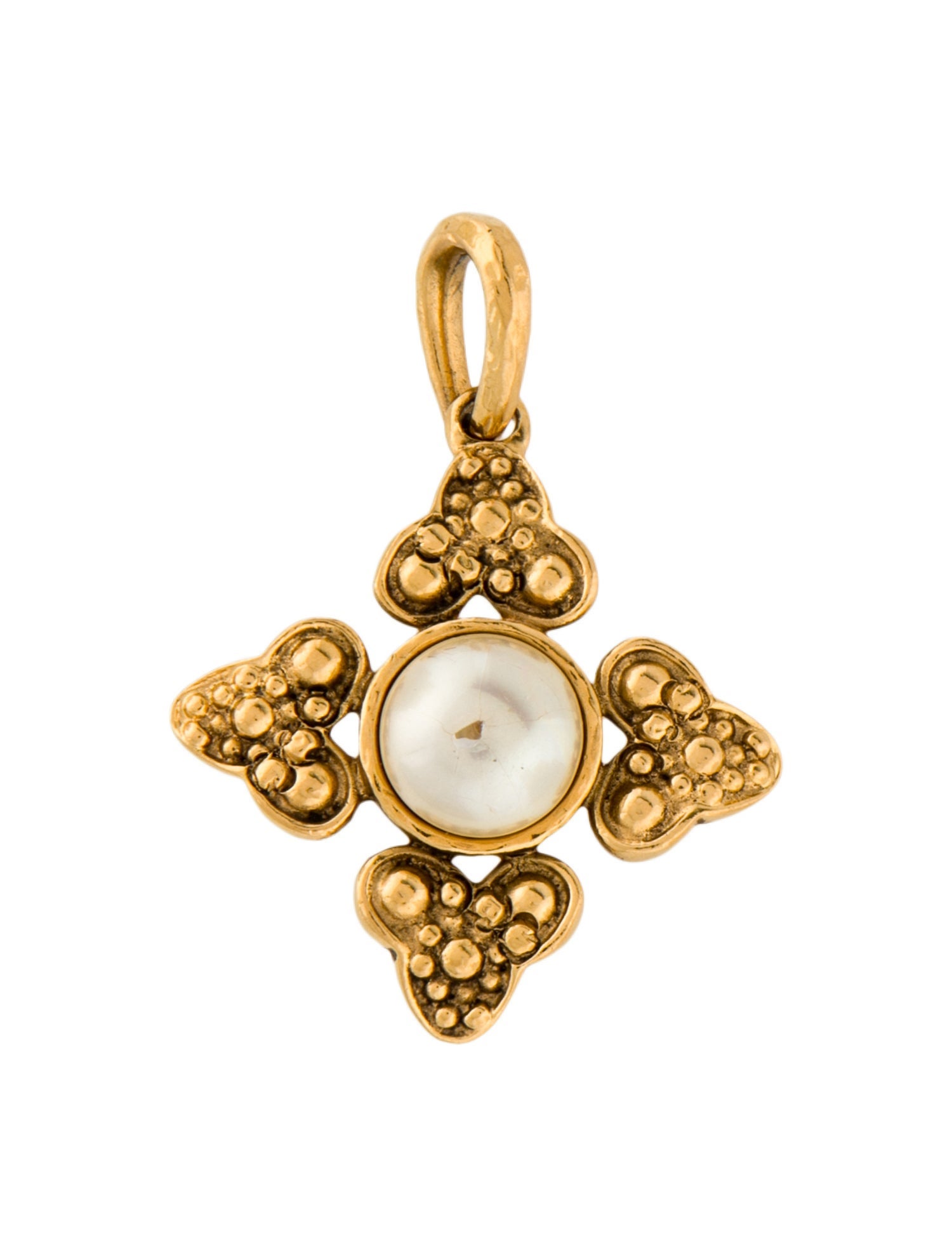 Chanel Vintage Faux Pearl Pendant