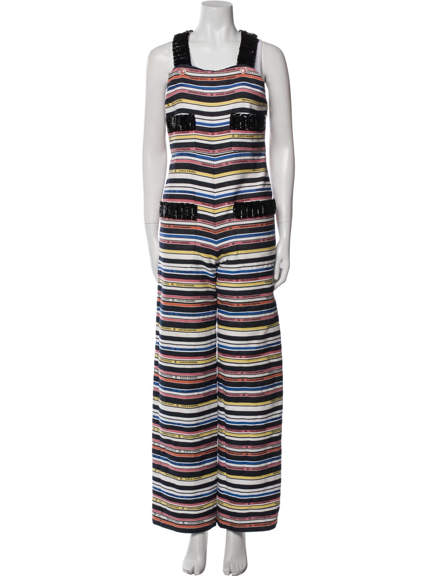 Chanel 2022 Striped Jumpsuit