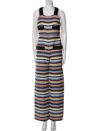 Chanel 2022 Striped Jumpsuit