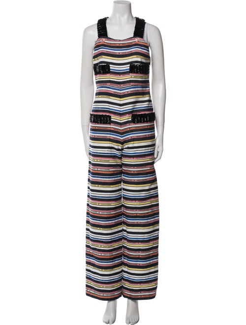 Chanel 2022 Striped Jumpsuit