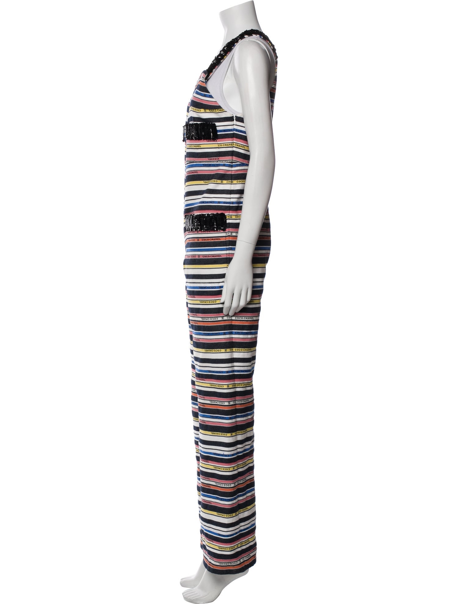 Chanel 2022 Striped Jumpsuit