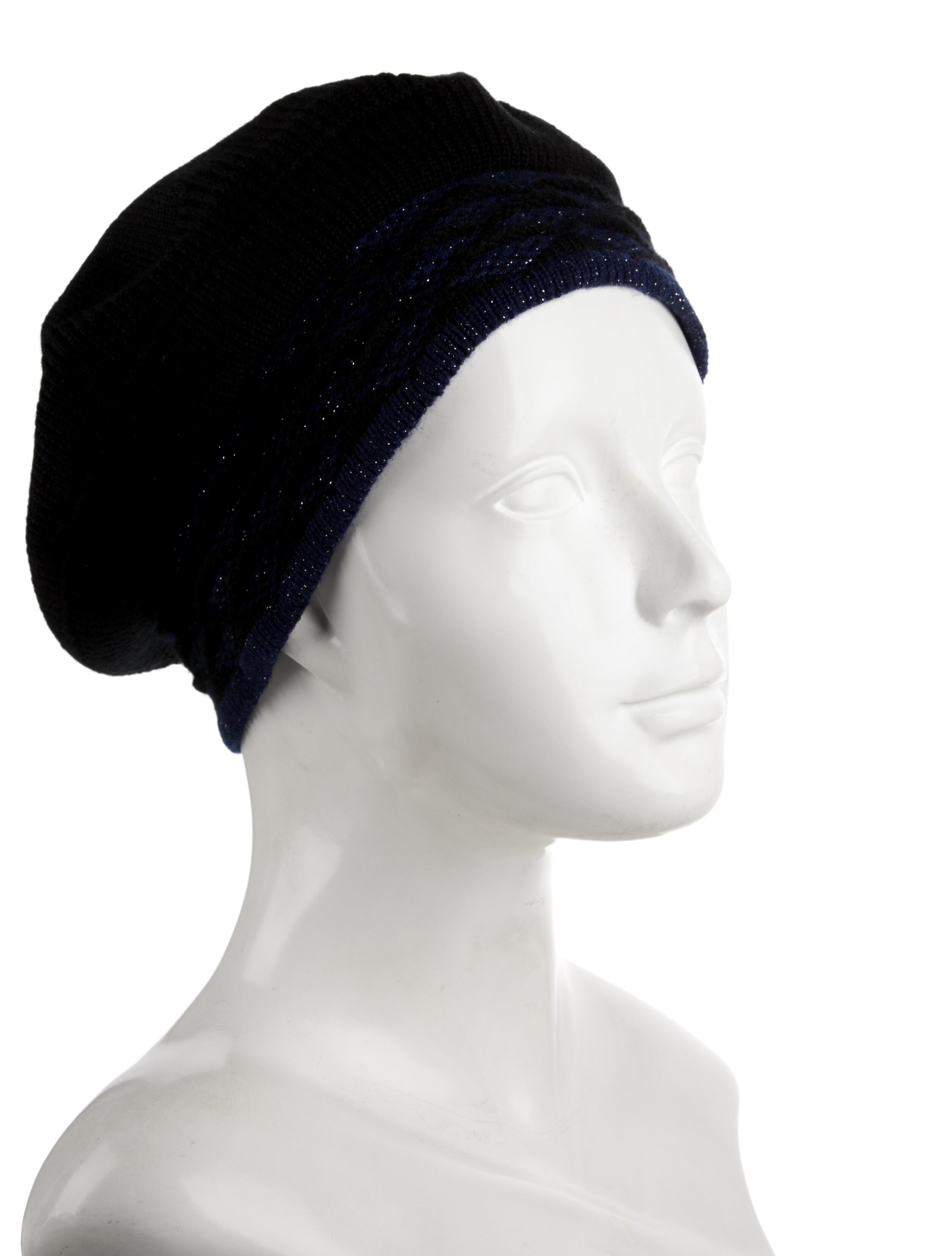 Chanel Cashmere Knit Beanie w/Tags