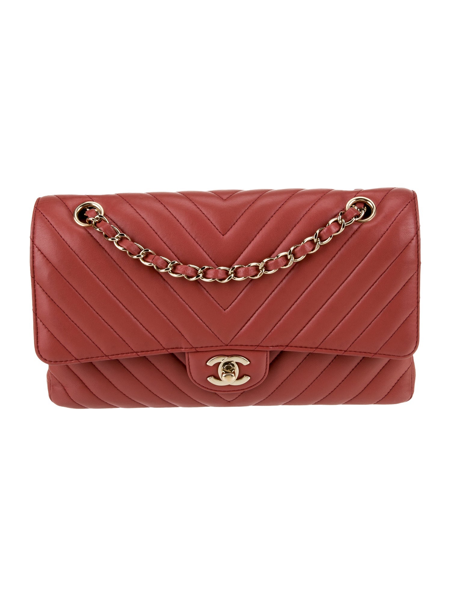 Chanel Classic Medium Chevron Double Flap