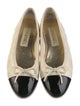 Chanel 2023 Interlocking CC Logo Ballet Flats