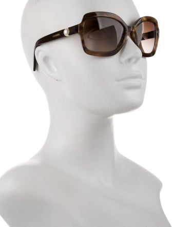 Chanel Interlocking CC Logo Oversize Sunglasses