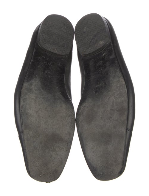 Chanel Interlocking CC Logo Leather Ballet Flats