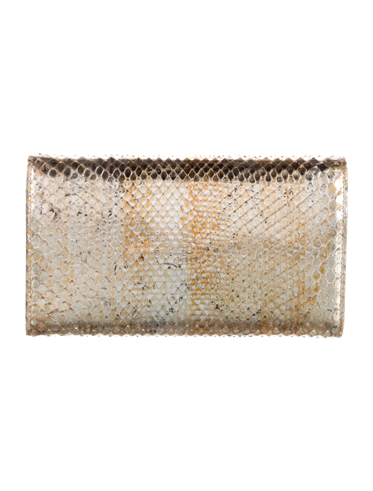 Chanel 2006-2008 Python Continental Wallet