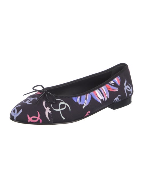 Chanel 2024 Interlocking CC Logo Ballet Flats
