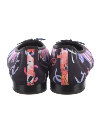 Chanel 2024 Interlocking CC Logo Ballet Flats