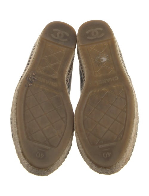 Chanel 2019 Interlocking CC Logo Espadrilles