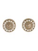 Chanel Faux Pearl CC Clip-On Earrings