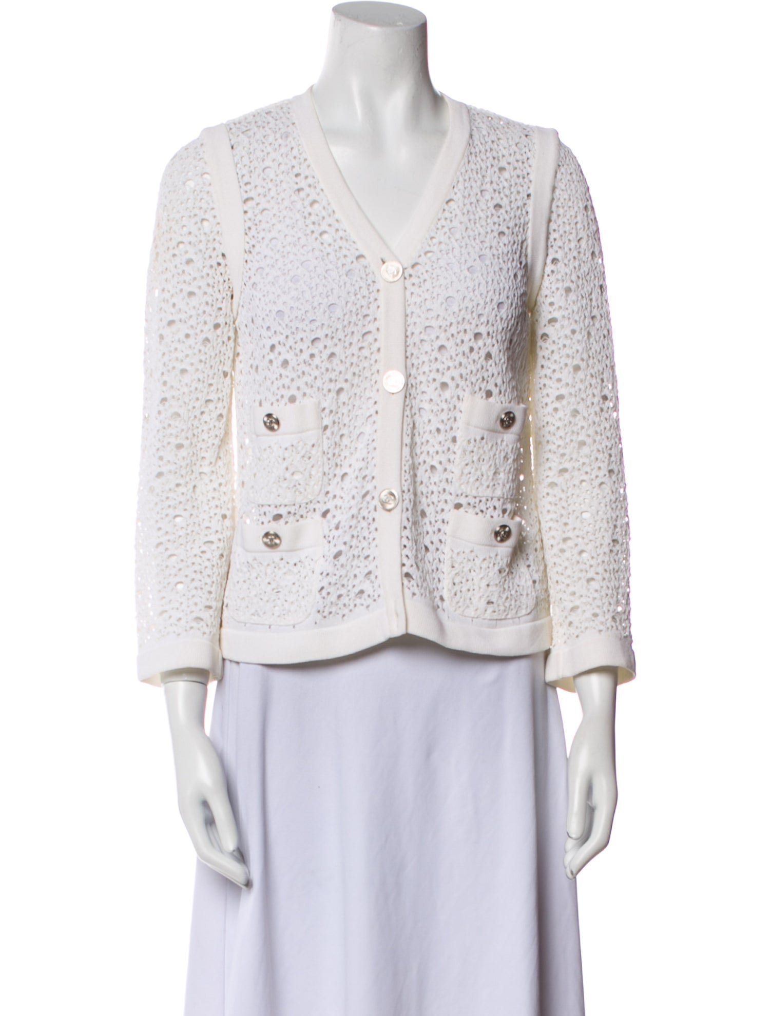 Chanel 2012 V-Neck Sweater