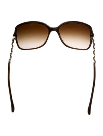 Chanel Interlocking CC Logo Oversize Sunglasses