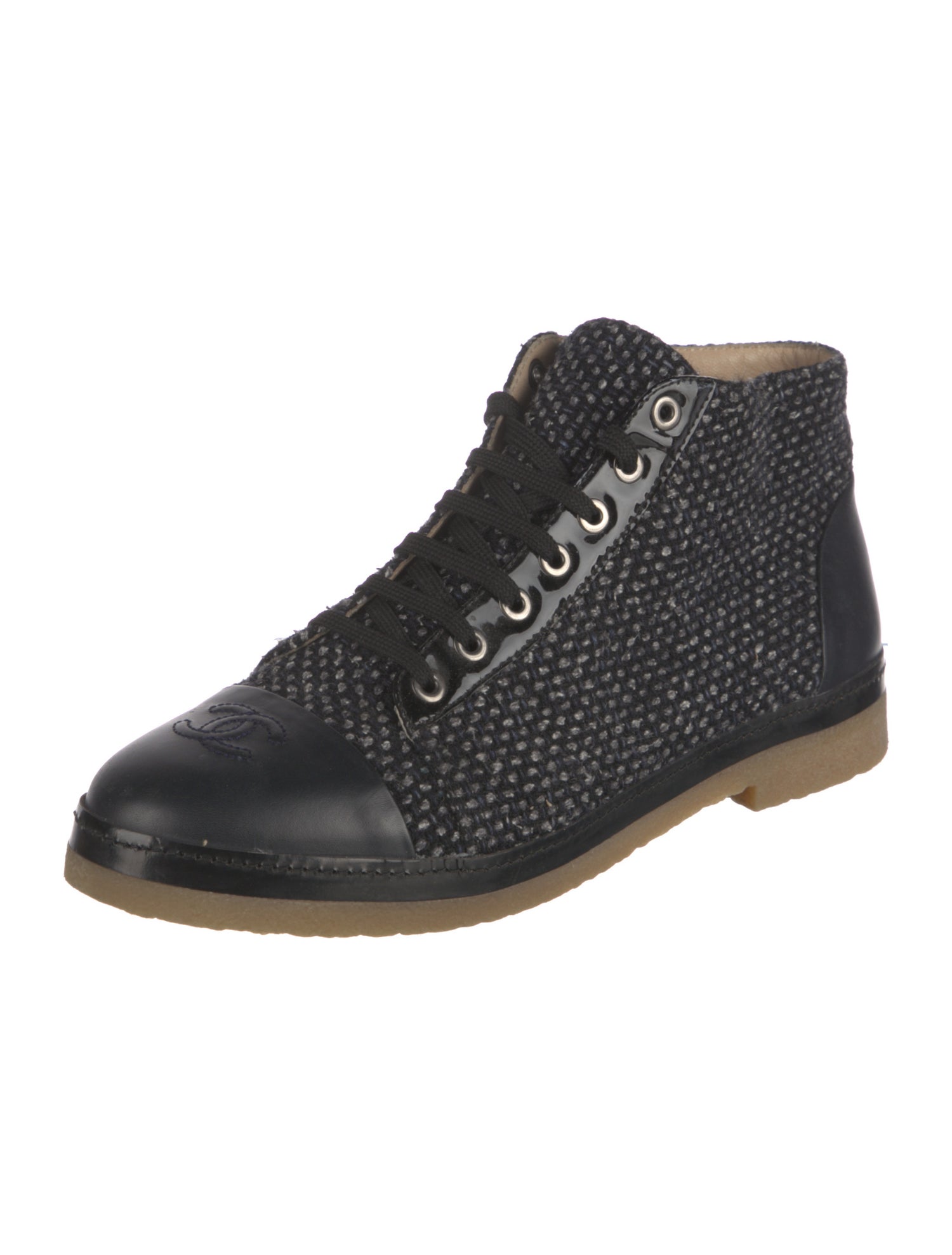 Chanel 2015 Interlocking CC Logo Sneakers