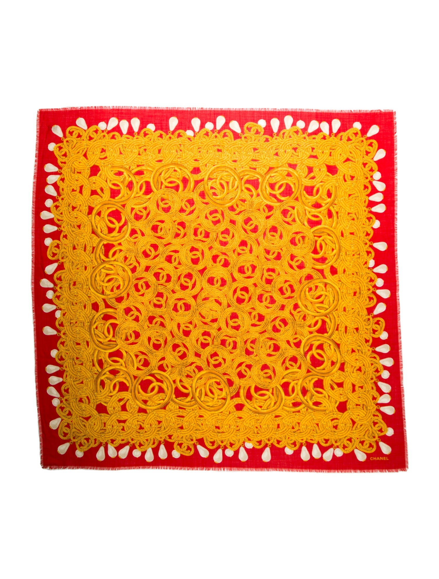 Chanel Wool Vintage Shawl