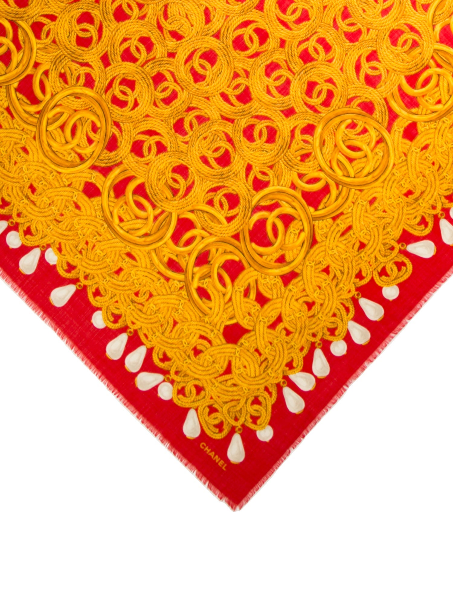 Chanel Wool Vintage Shawl