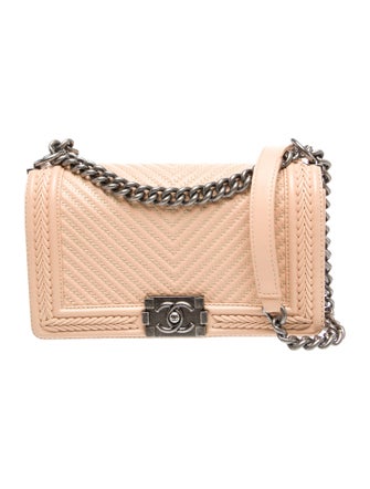 Chanel Medium Chevron Braid Around Boy Bag