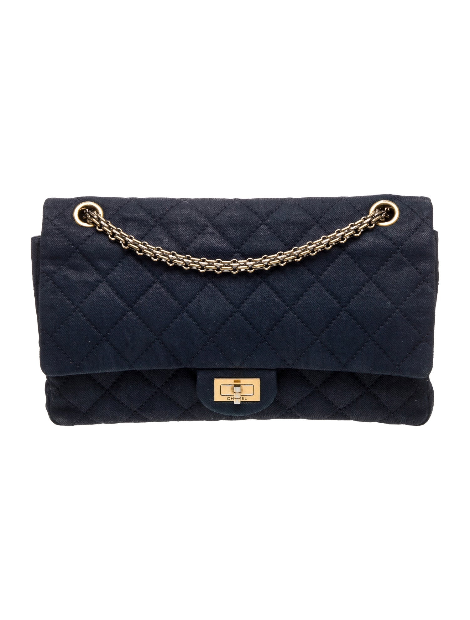 Chanel Denim Reissue 226 Double Flap Bag
