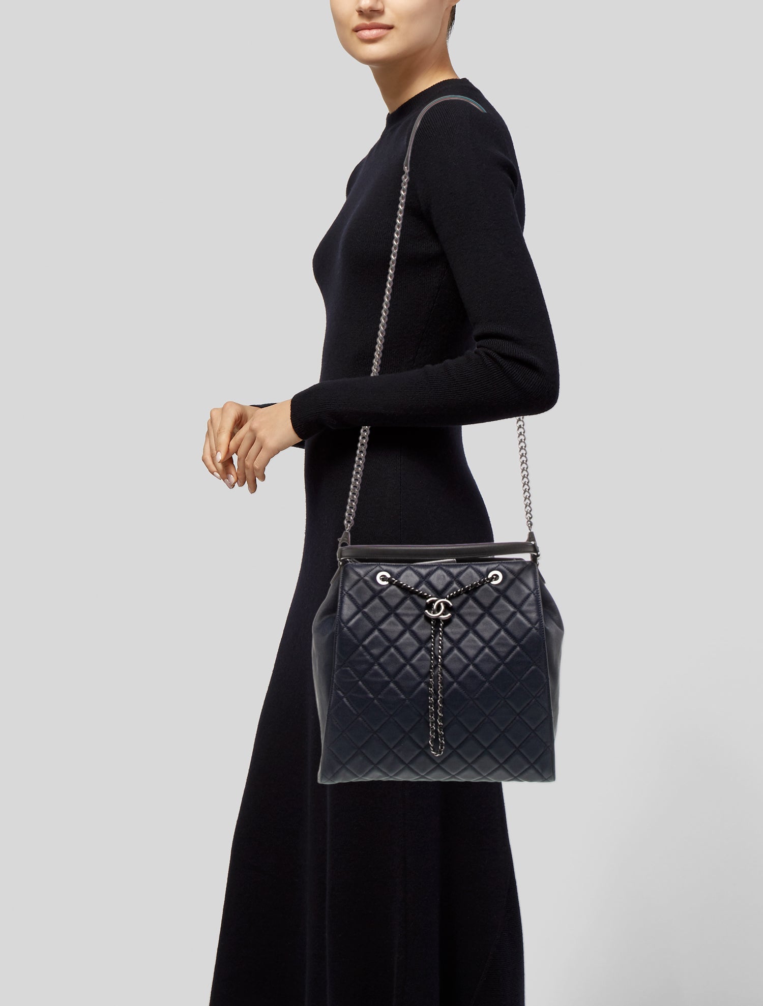 Chanel Drawstring CC Bucket Bag