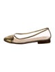 Chanel 2007 Interlocking CC Logo Ballet Flats