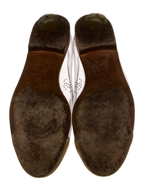 Chanel 2007 Interlocking CC Logo Ballet Flats