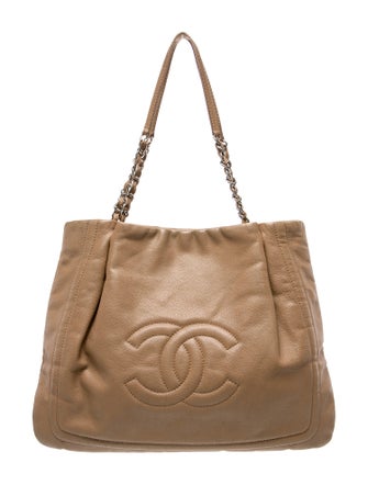Chanel Caviar Pleated Timeless Tote