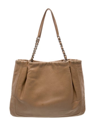Chanel Caviar Pleated Timeless Tote