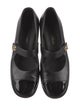 Chanel Interlocking CC Logo Leather Mary Jane Flats