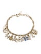 Chanel Faux Pearl, Strass and Resin CC Charm Bracelet