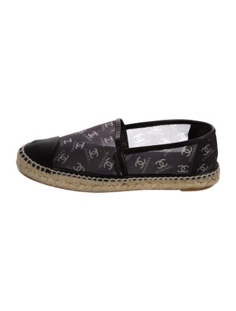 Chanel Interlocking CC Logo Mesh Espadrilles