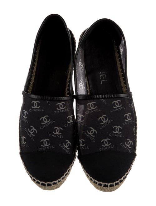 Chanel Interlocking CC Logo Mesh Espadrilles