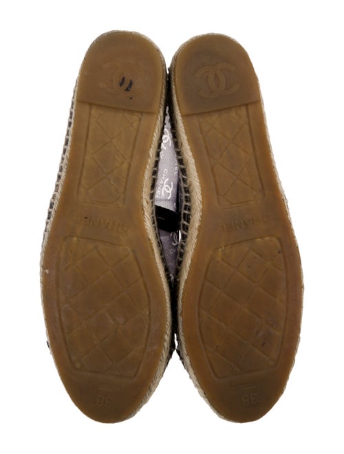 Chanel Interlocking CC Logo Mesh Espadrilles