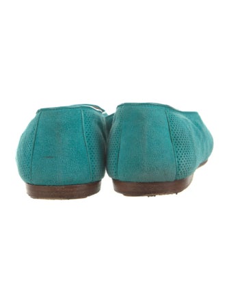 Chanel Interlocking CC Logo Suede Loafers