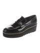 Chanel Interlocking CC Logo Patent Leather Loafers