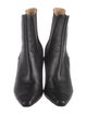 Chanel Interlocking CC Logo Leather Chelsea Boots