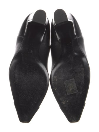 Chanel Interlocking CC Logo Leather Chelsea Boots