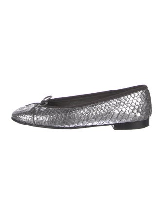 Chanel 2015 Interlocking CC Logo Ballet Flats